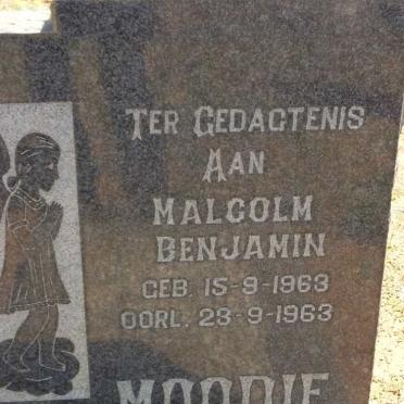 MOODIE Malcolm Benjamin 1963-1963