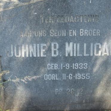 MILLIGAN Johnie B. 1933-1955
