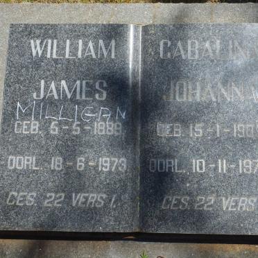MILLIGAN William James 1889-1973 &amp; Gabalina Johanna 1905-1977