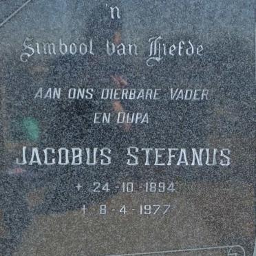 MOOLMAN Jacobus Stefanus 1894-1977