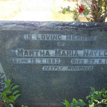 NAYLOR Martha Maria 1882-1949