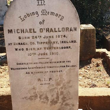 O'HALLORAN Michael 1874-1910