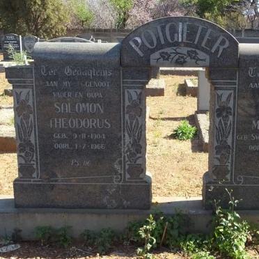 POTGIETER Salomon Theodorus 1904-1966 &amp; Anna Magrieta SWANEPOEL 1899-1972