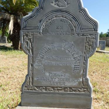 PRETORIUS Johannes J. 1860-1953