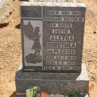 PLESSIS Aletta Dorothea, du 1949-1951
