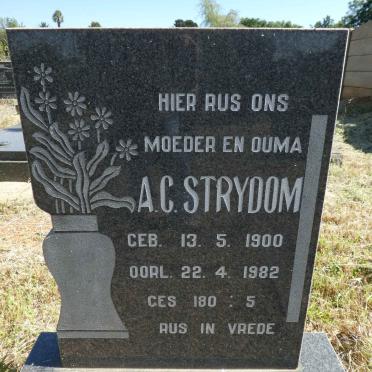 STRYDOM A.C. 1900-1982