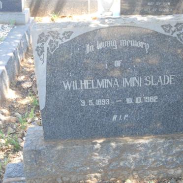 SLADE Wilhelmina 1893-1962