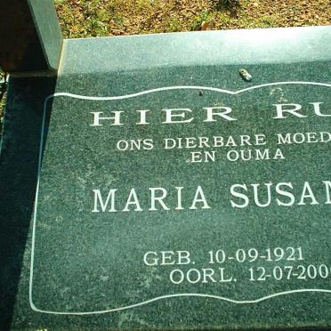 SCOTT Maria Susanna 1921-2000
