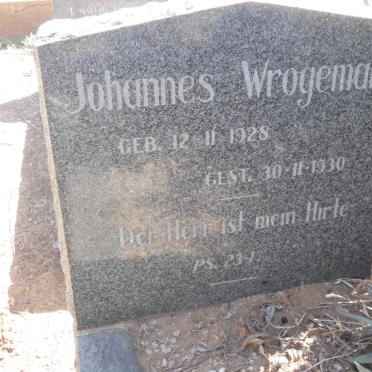 WROGEMANN Johannes 1928-1930