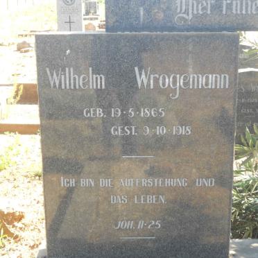 WROGEMANN Wilhelm 1865-1918 &amp; Auguste SCHNELL 1875-1968