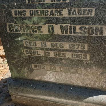 WILSON George D. 1879-1963
