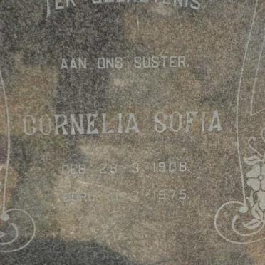 ZYL Cornelia Sofia, van 1908-1975