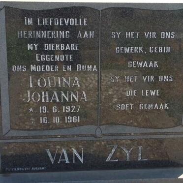 ZYL Louina Johanna, van 1927-1961