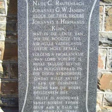 2. Executed for high treason during the ABW