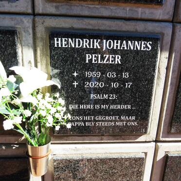 PELZER Hendrik Johannes 1959-2020