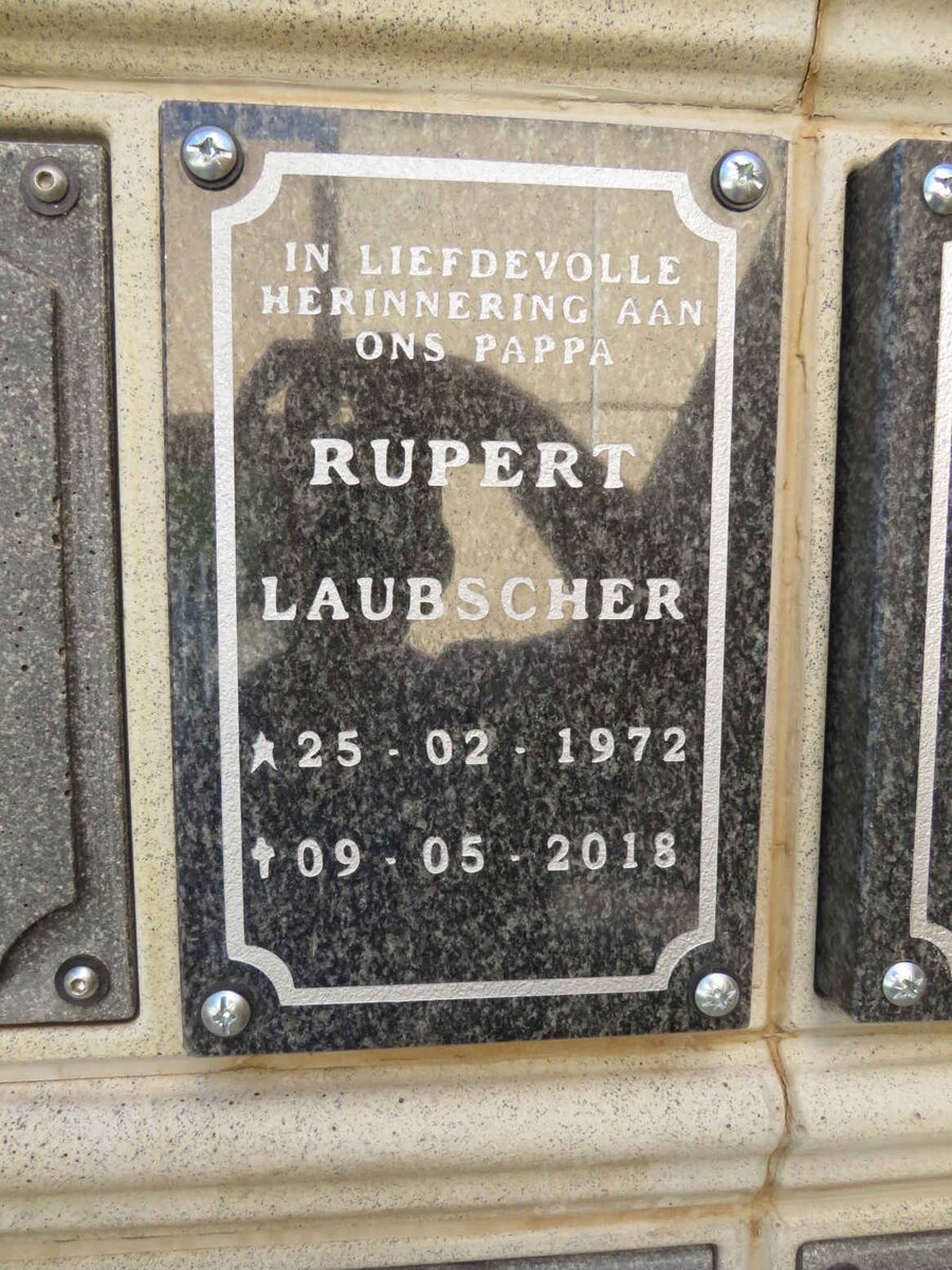 LAUBSCHER Rupert 1972-2018