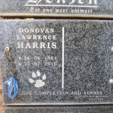 HARRIS Donovan Lawrence 1984-2016