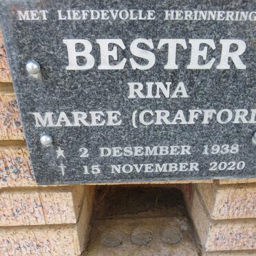 BESTER Rina voorheen MAREE nee CRAFFORD 1938-2020