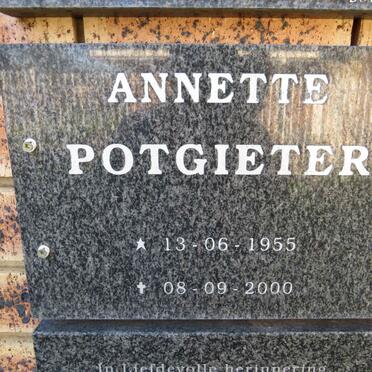 POTGIETER Annette 1955-2000
