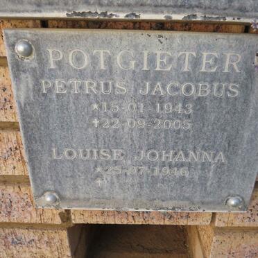 POTGIETER Petrus Jacobus 1943-2005