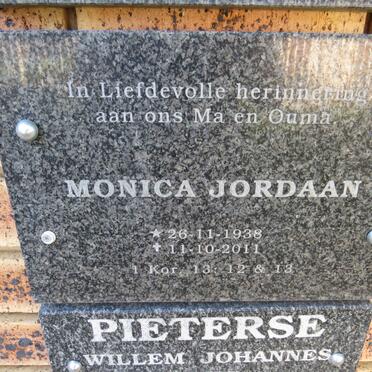 JORDAAN Monica 1938-2011