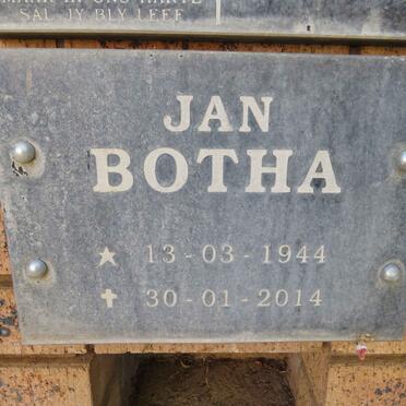 BOTHA Jan 1944-2014