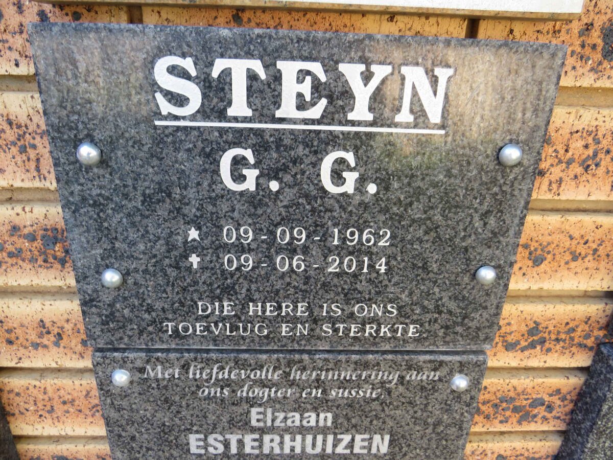 STEYN G.G. 1962-2014