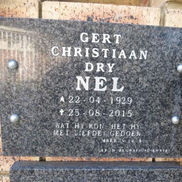 NEL Gert Christiaan Dry 1929-2015