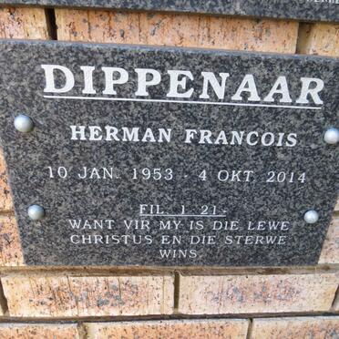 DIPPENAAR Herman Francois 1953-2014