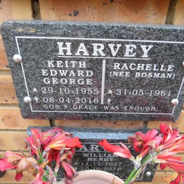 HARVEY Keith Edward George 1955-2016 & Rachelle BOSMAN 1961- 