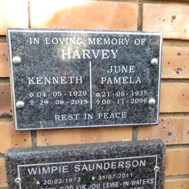HARVEY Kenneth 1929-2015 & June Pamela 1935-2006