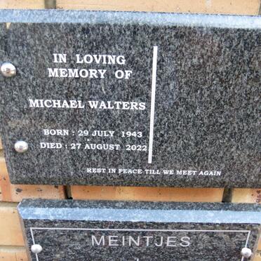 WALTERS Michael 1943-2022
