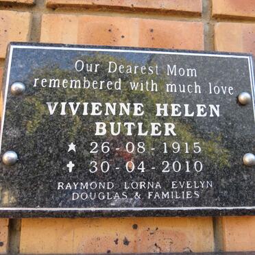 BUTLER Vivienne Helen 1915-2010
