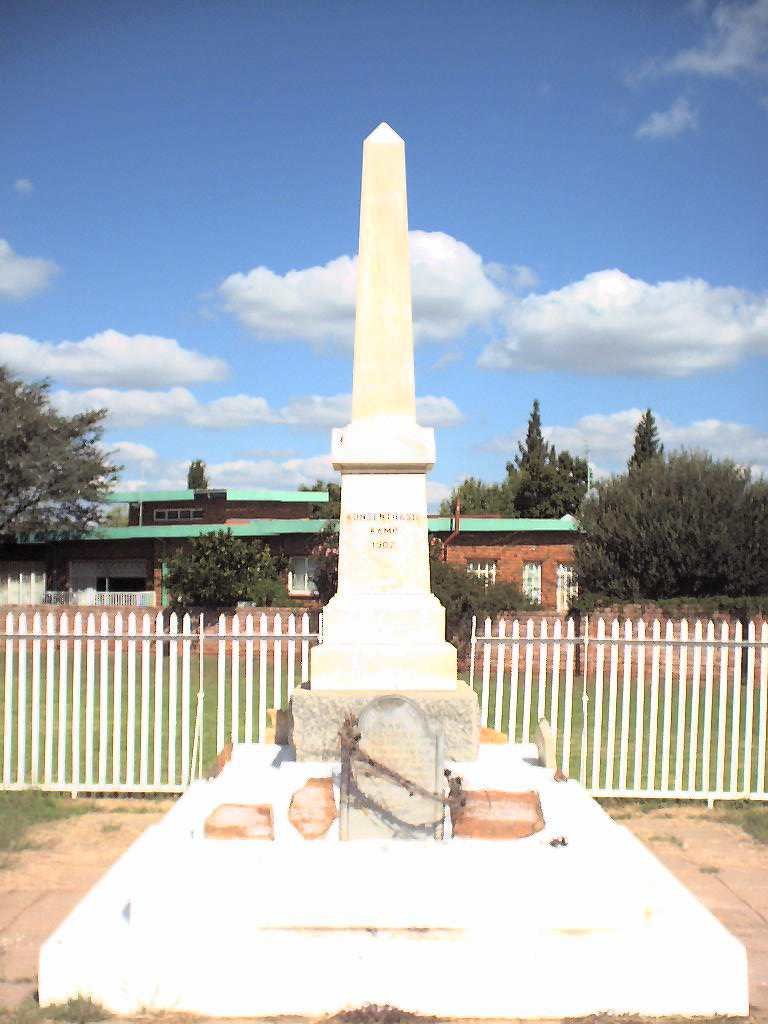 1. Vryburg Concentration Camp Memorial Pinnacle