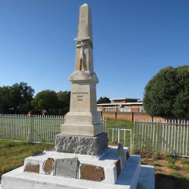 North West, VRYBURG, Concentration Camp Memorials