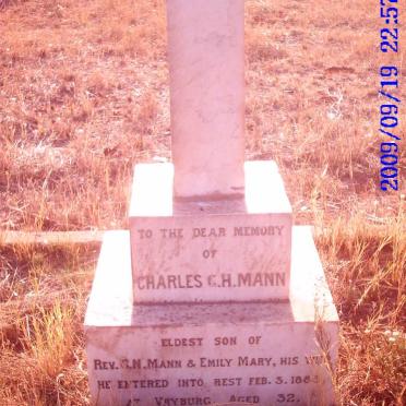 MANN Charles G.H -1888