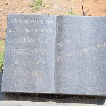 PRETORIUS Johannes G. 1940-1966