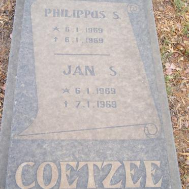 COETZEE Philippus S. 1969-1969 ::  COETZEE Jan S. 1969-1969