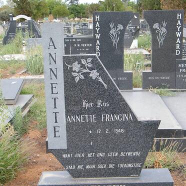 ? Annette Francina 1946-