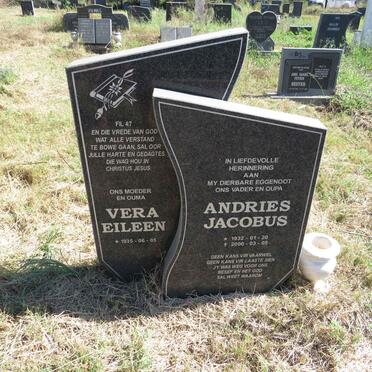 ? Andries Jacobus 1932-2000 & Vera Eileen 1935- 