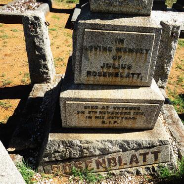 ROSENBLATT Julius -1915