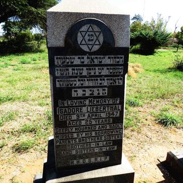 LIEBERTHAL Isadore -1947