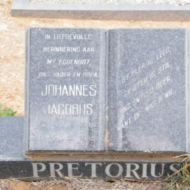 PRETORIUS Johannes Jacobus 1905-1985