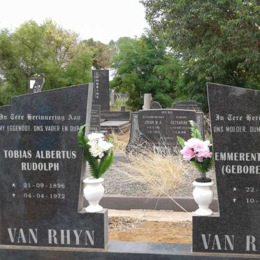 RHYN Tobias Albertus Rudolph 1896-1972 &amp; Emmerentia Jacboba FOURIE 1910-2009
