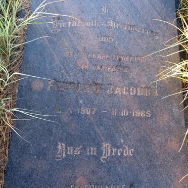 ? Frederik Jacobus 1907-1965