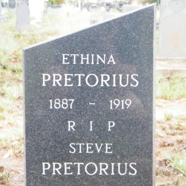 PRETORIUS Steve 1914-2001 :: PRETORIUS Ethina 1887-1919