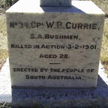 CURRIE W.B. -1901
