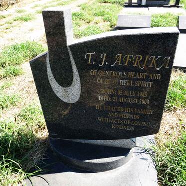 AFRIKA T.J. 1945-2004