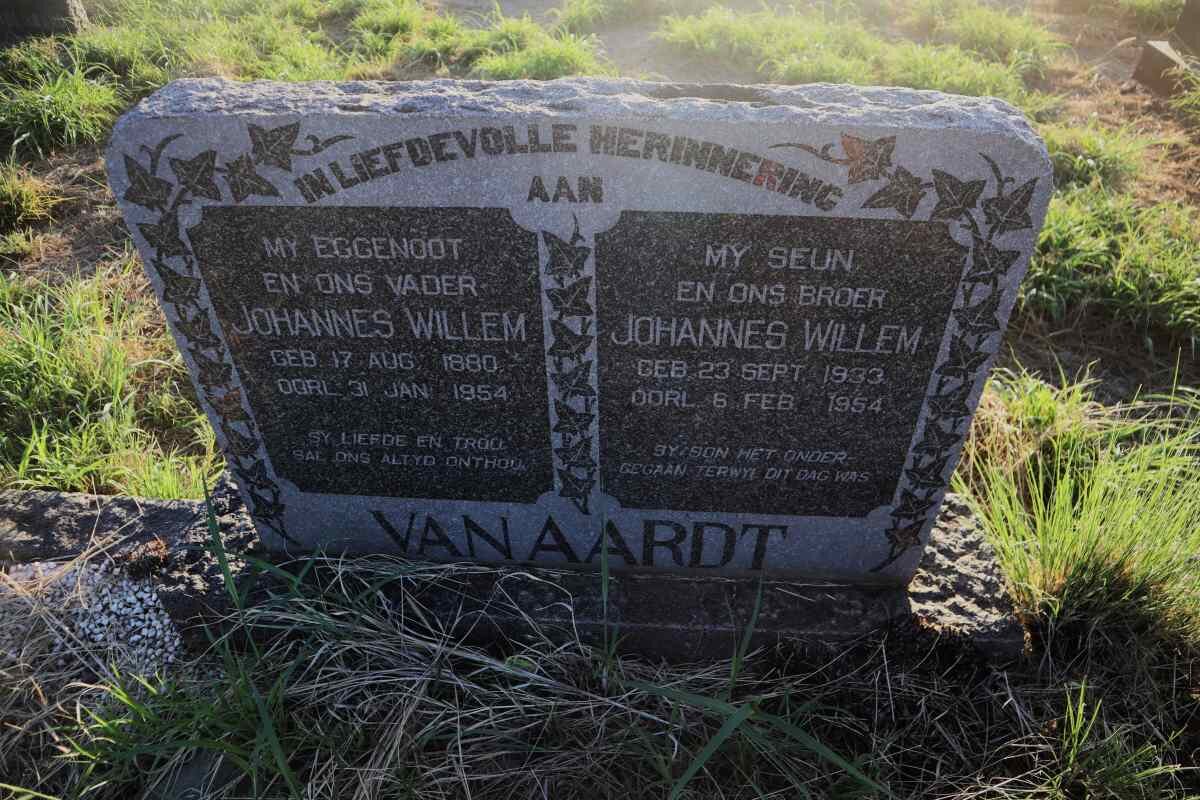 AARDT Johannes Willem, van 1880-1954 :: AARDT Johannes Willem, van 1933-1954