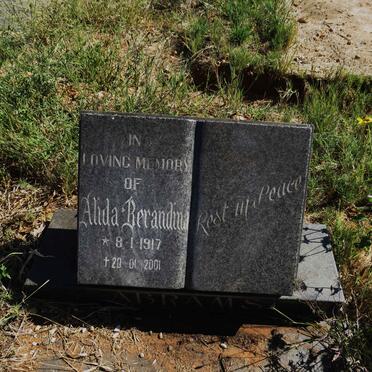 ABRAMS Alida Berandina 1917-2001